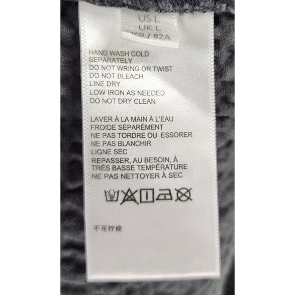 Urban Outfitters Skirt Womens Large Black Corduroy Zipper Pockets Mini - Picture 9 of 10